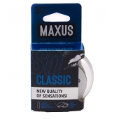 Классические презервативы в пластиковом кейсе MAXUS Classic - 3 шт. - Maxus - купить с доставкой в Нижнем Тагиле