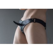 Черные трусики Better с анальной насадкой - 8 см. - Lola Games - купить с доставкой в Нижнем Тагиле