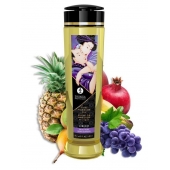 Массажное масло Libido Exotic Fruits с ароматом экзотических фруктов - 240 мл. - Shunga - купить с доставкой в Нижнем Тагиле