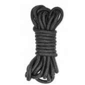Черная веревка Do Not Disturb - 5 м. - Lola Games - купить с доставкой в Нижнем Тагиле