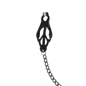 Зажимы на соски Darkside с цепочкой - Lola Games - купить с доставкой в Нижнем Тагиле