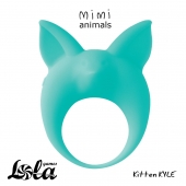 Зеленое эрекционное кольцо Kitten Kyle - Lola Games - в Нижнем Тагиле купить с доставкой