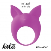 Фиолетовое эрекционное кольцо Kitten Kyle - Lola Games - в Нижнем Тагиле купить с доставкой