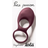 Бордовое эрекционное виброкольцо Daydream - Lola Games - в Нижнем Тагиле купить с доставкой