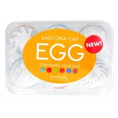 Набор из 6 мастурбаторов Tenga EGG Easy Beat с различным рельефом - Tenga - в Нижнем Тагиле купить с доставкой