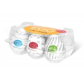 Набор из 6 мастурбаторов Tenga EGG Easy Beat с различным рельефом - Tenga - в Нижнем Тагиле купить с доставкой