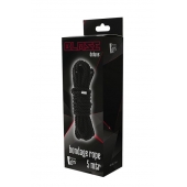 Черная веревка для шибари DELUXE BONDAGE ROPE - 5 м. - Dream Toys - купить с доставкой в Нижнем Тагиле