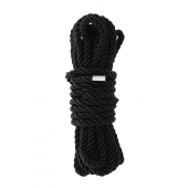 Черная веревка для шибари DELUXE BONDAGE ROPE - 5 м. - Dream Toys - купить с доставкой в Нижнем Тагиле