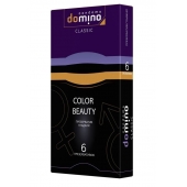Разноцветные презервативы DOMINO Colour Beauty - 6 шт. - Domino - купить с доставкой в Нижнем Тагиле