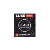 Черные презервативы LUXE Royal Black Collection - 3 шт. - Luxe - купить с доставкой в Нижнем Тагиле