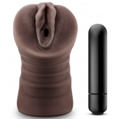 Коричневый мастурбатор-вагина Hot Chocolate Brianna - Blush Novelties - в Нижнем Тагиле купить с доставкой