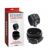 Черные наручники Surrender Wrist Restraints - Chisa - купить с доставкой в Нижнем Тагиле