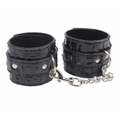 Черные наручники Surrender Wrist Restraints - Chisa - купить с доставкой в Нижнем Тагиле