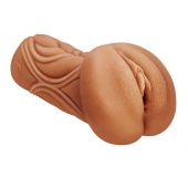Кофейный мастурбатор-вагина Dumpling - Lola Games - в Нижнем Тагиле купить с доставкой
