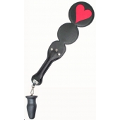 Шлёпалка  Черви  с анальным плагом - LOVETOY (А-Полимер) - купить с доставкой в Нижнем Тагиле