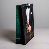 Бумажный пакет «Лучшему!» - 23 х 27 см. - Сима-Ленд - купить с доставкой в Нижнем Тагиле