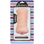 Телесный мастурбатор-вагина X-Basic Pocket Pussy без вибрации - Lovetoy - в Нижнем Тагиле купить с доставкой