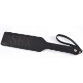 Черная гладкая шлепалка SEX - 35 см. - Sitabella - купить с доставкой в Нижнем Тагиле
