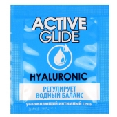 Лубрикант на водной основе Active Glide с гиалуроновой кислотой - 3 гр. - Биоритм - купить с доставкой в Нижнем Тагиле