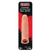 Телесная насадка EXTENDER WITH BALL STRAP 6.5 - 17 см. - Dream Toys - в Нижнем Тагиле купить с доставкой