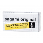 Презервативы Sagami Original 0.02 L-size увеличенного размера - 10 шт. - Sagami - купить с доставкой в Нижнем Тагиле
