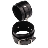 Черные оковы Classic Ankle Cuffs - Chisa - купить с доставкой в Нижнем Тагиле