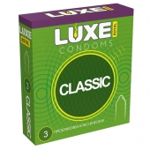 Гладкие презервативы LUXE Royal Classic - 3 шт. - Luxe - купить с доставкой в Нижнем Тагиле