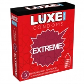 Текстурированные презервативы LUXE Royal Extreme - 3 шт. - Luxe - купить с доставкой в Нижнем Тагиле