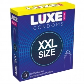Презервативы увеличенного размера LUXE Royal XXL Size - 3 шт. - Luxe - купить с доставкой в Нижнем Тагиле