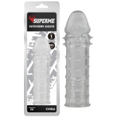 Прозрачная реалистичная насадка на пенис Extra Texture Sleeve - 16,2 см. - Chisa - в Нижнем Тагиле купить с доставкой