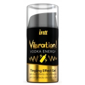Жидкий интимный гель с эффектом вибрации Vibration! Vodka Energy - 15 мл. - INTT - купить с доставкой в Нижнем Тагиле