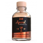 Массажный гель с согревающим эффектом Aperol - 30 мл. - INTT - купить с доставкой в Нижнем Тагиле