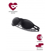 Черная плотная силиконовая маска - ToyFa - купить с доставкой в Нижнем Тагиле