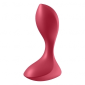 Красный вибромассажёр простаты Satisfyer Backdoor Lover - 14 см. - Satisfyer - в Нижнем Тагиле купить с доставкой