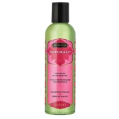 Массажное масло Naturals Strawberry Dreams с ароматом клубники - 59 мл. - Kama Sutra - купить с доставкой в Нижнем Тагиле