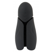 Черный силиконовый вибромастурбатор с нагревом Masturbator with 2 Functions - Orion - в Нижнем Тагиле купить с доставкой