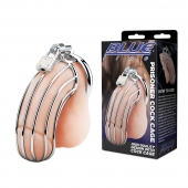 Металлическая клетка Prisoner Cock Сage с замком - BlueLine - купить с доставкой в Нижнем Тагиле