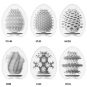 Набор из 6 мастурбаторов Tenga EGG IV с различным рельефом - Tenga - в Нижнем Тагиле купить с доставкой