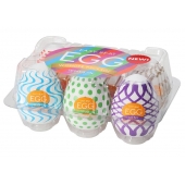 Набор из 6 мастурбаторов Tenga EGG IV с различным рельефом - Tenga - в Нижнем Тагиле купить с доставкой