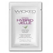 Гель-лубрикант на водно-силиконовой основе Simply Hybrid Jelle - 3 мл. - Wicked - купить с доставкой в Нижнем Тагиле