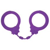 Фиолетовые силиконовые поножи Limitation - Lola Games - купить с доставкой в Нижнем Тагиле
