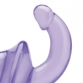 Фиолетовый безремневой страпон Strapless Strap-On - Lux Fetish - купить с доставкой в Нижнем Тагиле