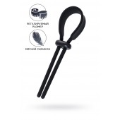 Черное эрекционное лассо на пенис Keb - A-toys - в Нижнем Тагиле купить с доставкой