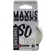 Экстремально тонкие презервативы в железном кейсе MAXUS Extreme Thin - 3 шт. - Maxus - купить с доставкой в Нижнем Тагиле