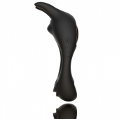 Черное эрекционное кольцо с двумя моторами Zeus Dual Vibe Cock Ring - FeelzToys - в Нижнем Тагиле купить с доставкой