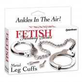 Металлические наручники Metal Leg Cuffs - Pipedream - купить с доставкой в Нижнем Тагиле