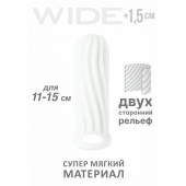 Белый фаллоудлинитель Homme Wide - 13 см. - Lola Games - в Нижнем Тагиле купить с доставкой
