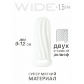 Белый фаллоудлинитель Homme Wide - 11 см. - Lola Games - в Нижнем Тагиле купить с доставкой