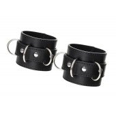 Черные наручники Anonymo на сцепке - ToyFa - купить с доставкой в Нижнем Тагиле