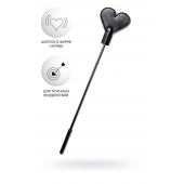 Черный стек со шлепком в форме сердца Anonymo - 35 см. - ToyFa - купить с доставкой в Нижнем Тагиле